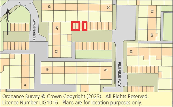 Lot: 32 - THREE VACANT FREEHOLD GARAGES -